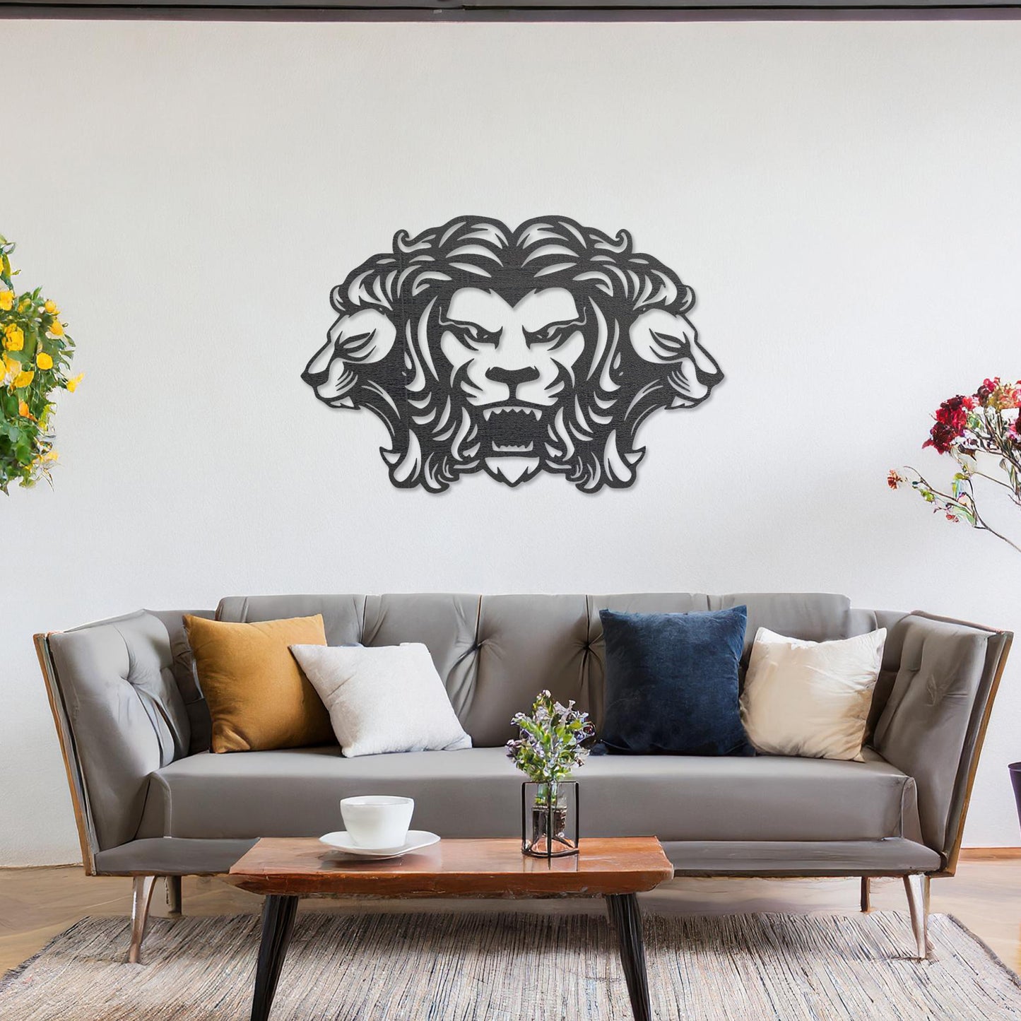 Three Lions England Football Wooden Wall Art - Unique Fan Pride Decor