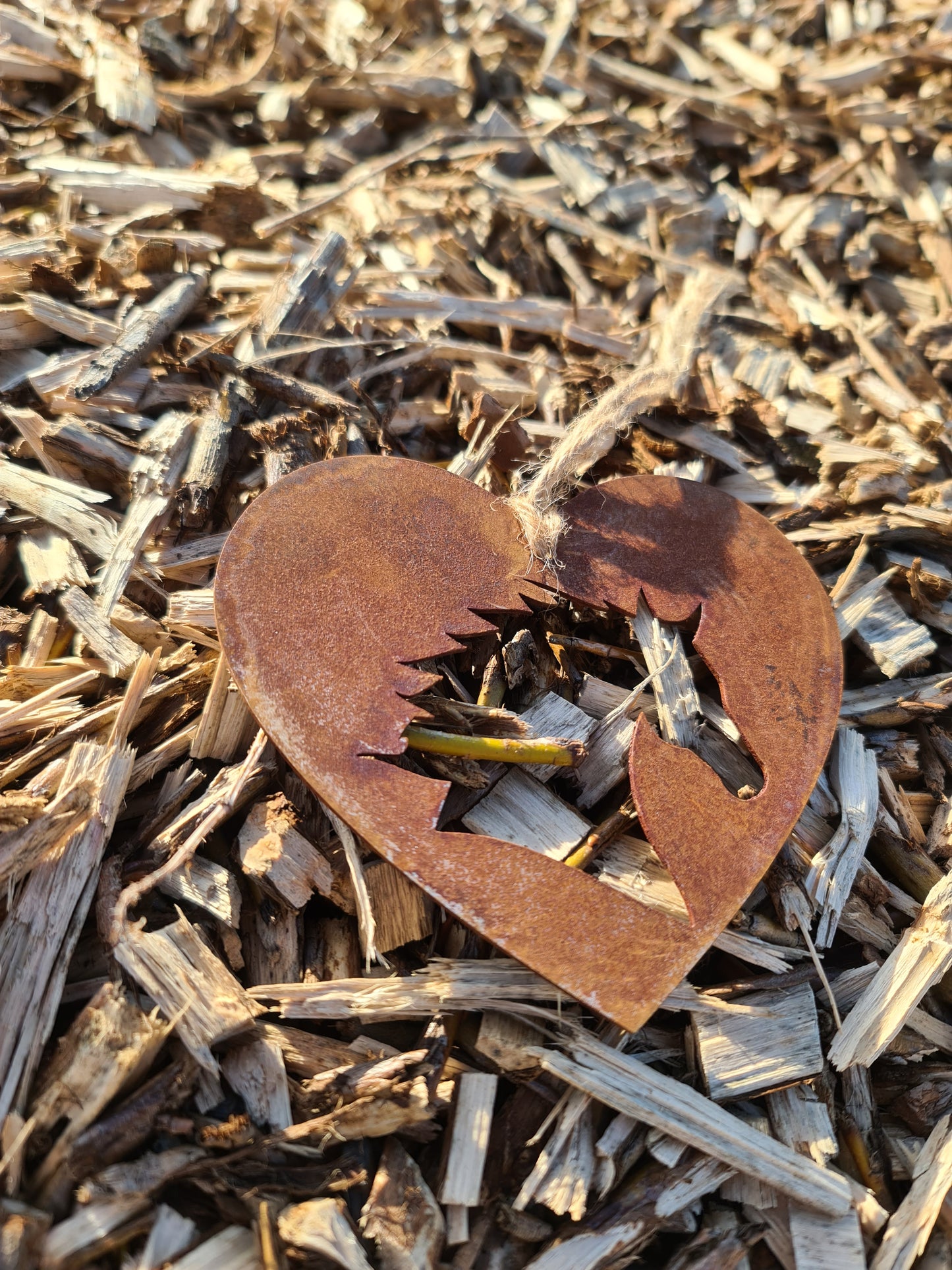 Horse Equestrian Pet Memorial Rustic Hanging Love Heart Plaque