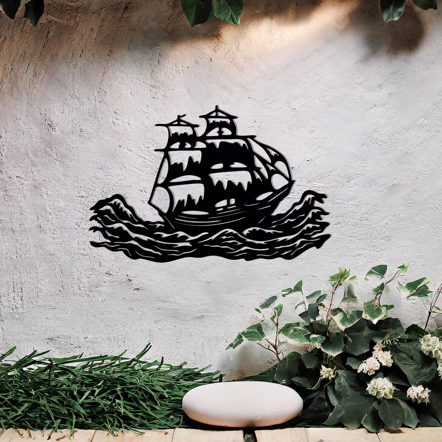 Majestic Sailing Ship Metal Wall Art - Ideal Nautical Gift and Home Decor