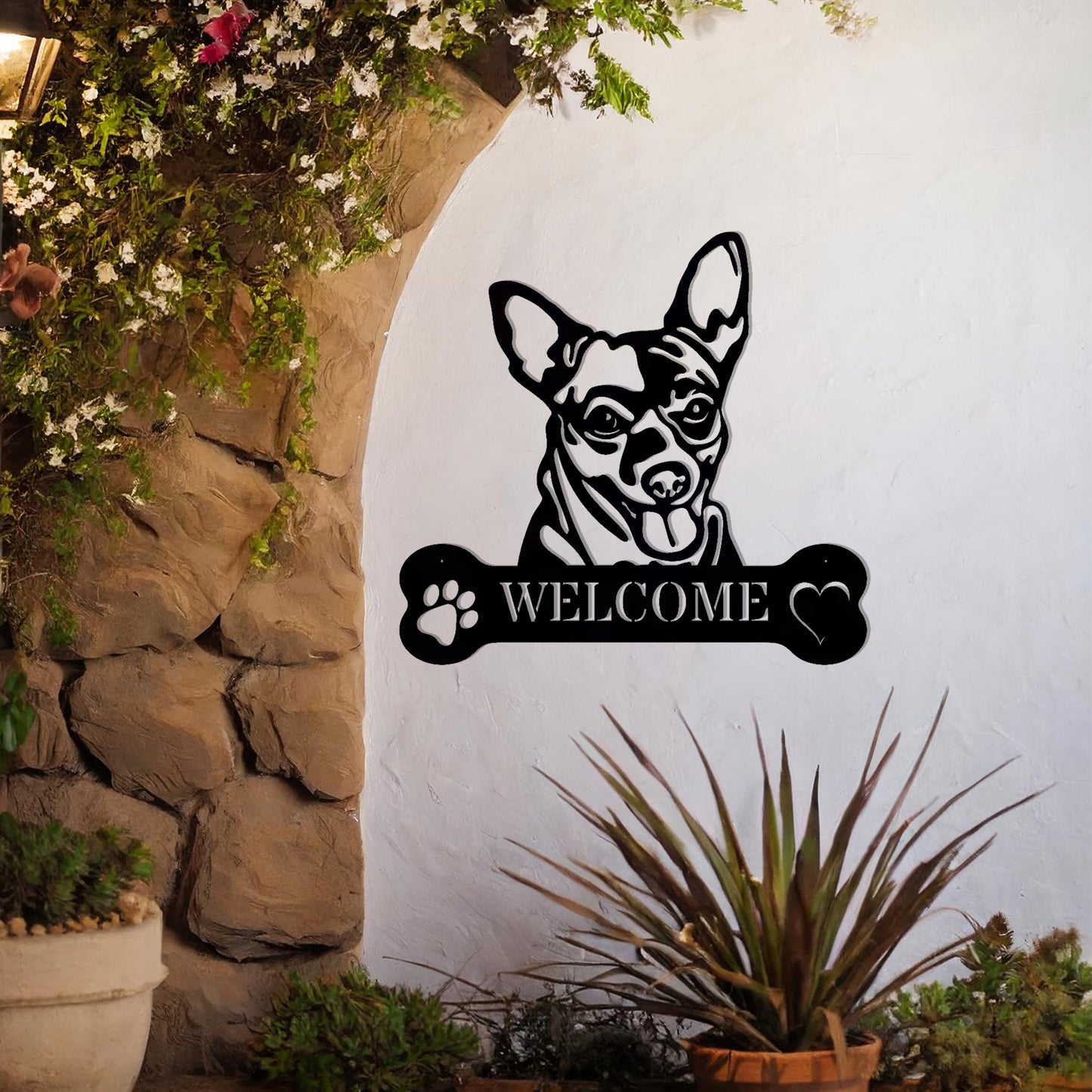 Chihuahua Wall Art - Dog Metal Sign - Gift for Dog Lovers