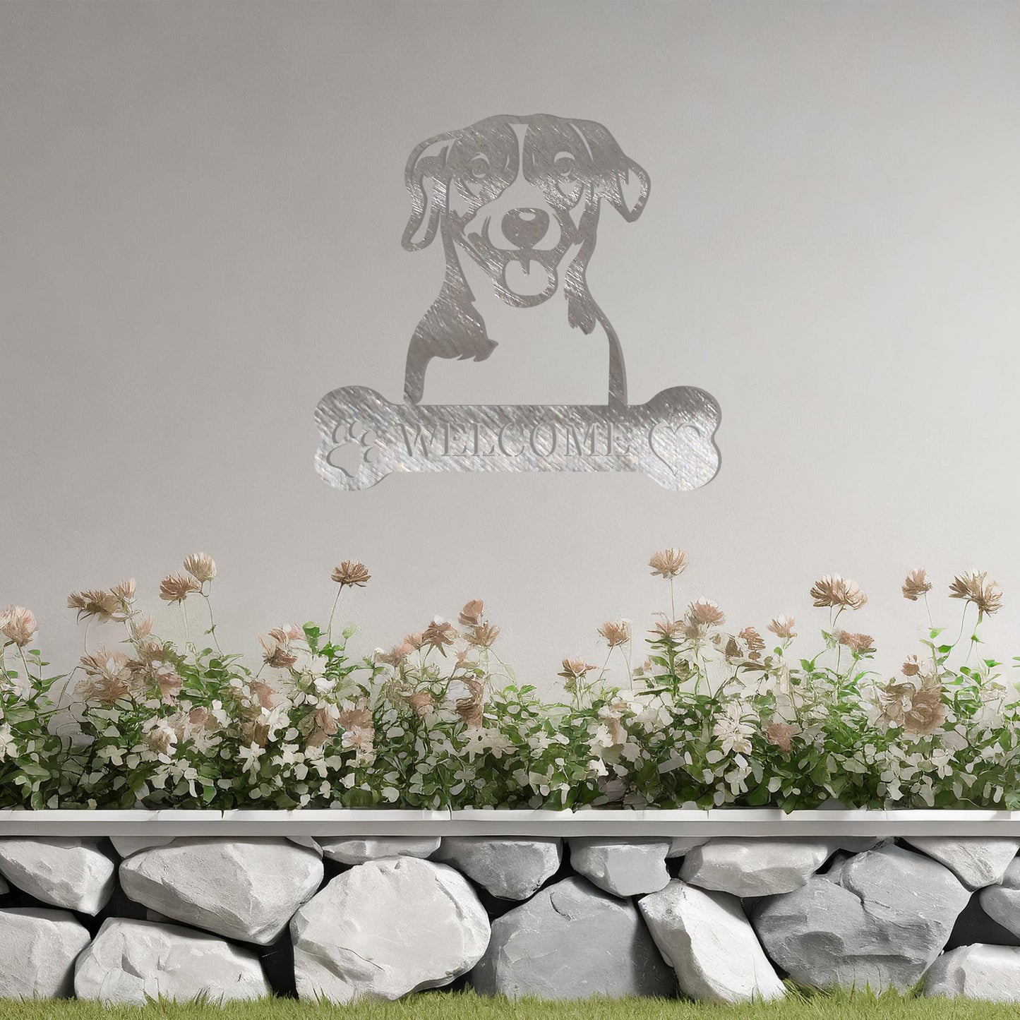 Jack Russell Terrier Welcome Metal Sign - Ideal Gift for Dog Owners