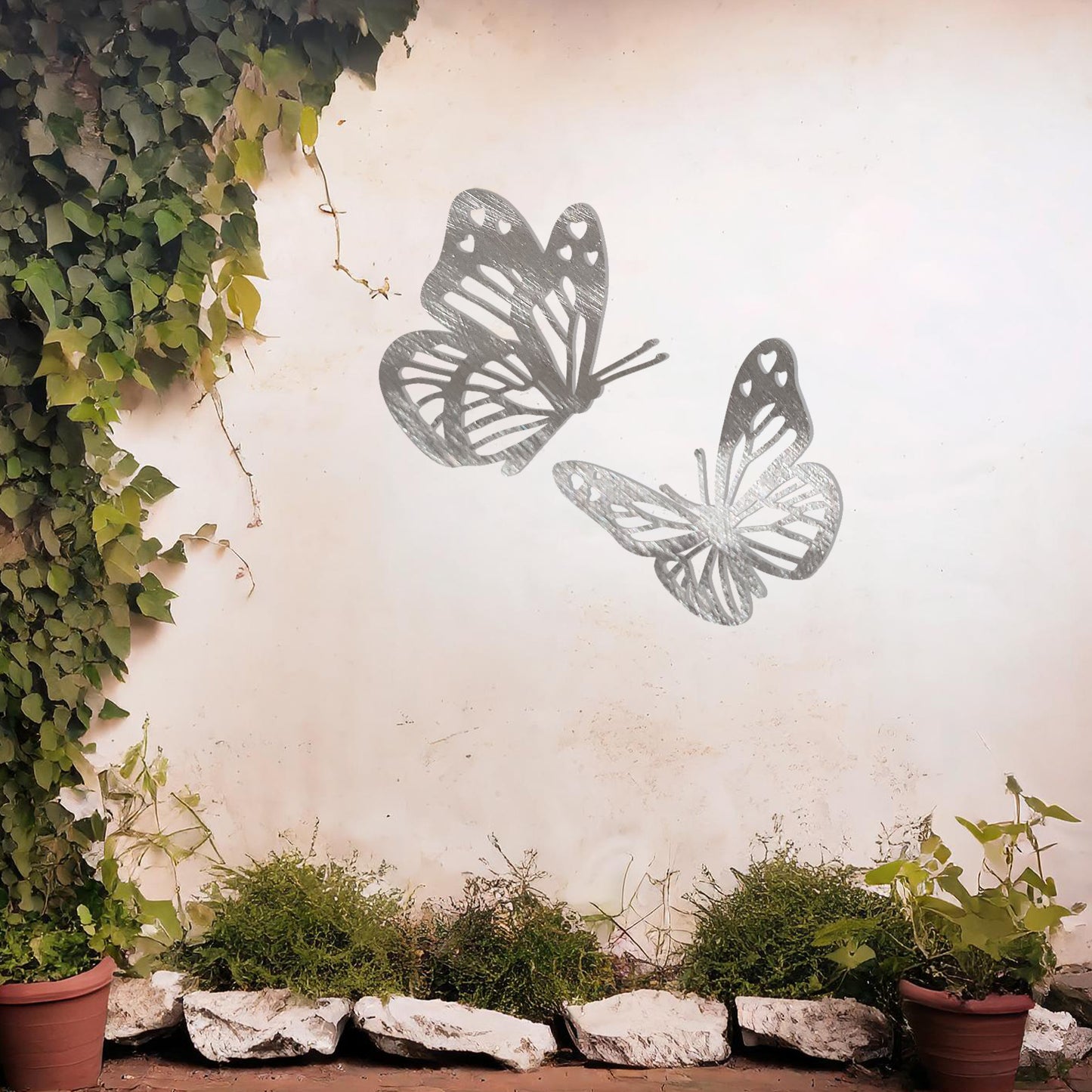 Elegant Metal Butterfly Wall Art - Perfect Outdoor Garden Gift and Decor