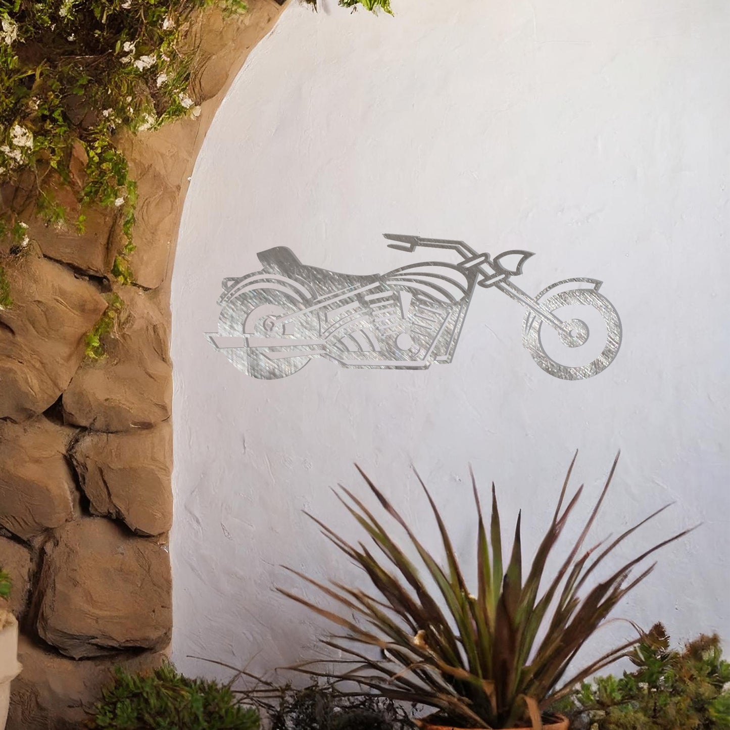 Motorcycle Metal Wall Art - Perfect Gift for Bikers and Garage Decor