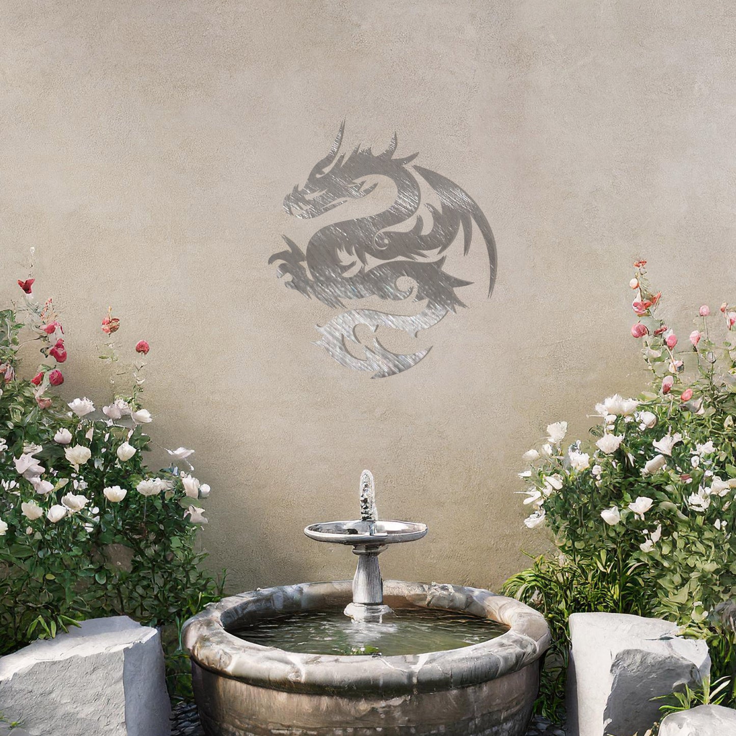 Fierce Dragon Metal Wall Art - Bold Decor Gift for Fantasy Enthusiasts