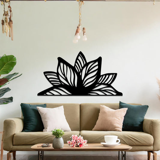 Metal Lotus Mandala Wall Art: Serenity for Meditation and Living Spaces