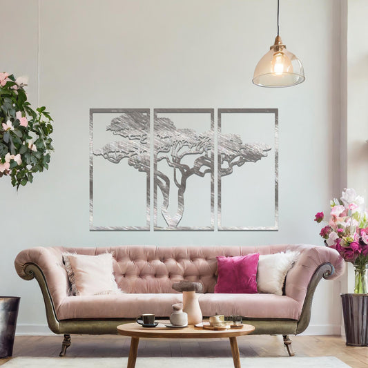 Metal African Tree Wall Art Modern Home Decoration African Tree Wall Art