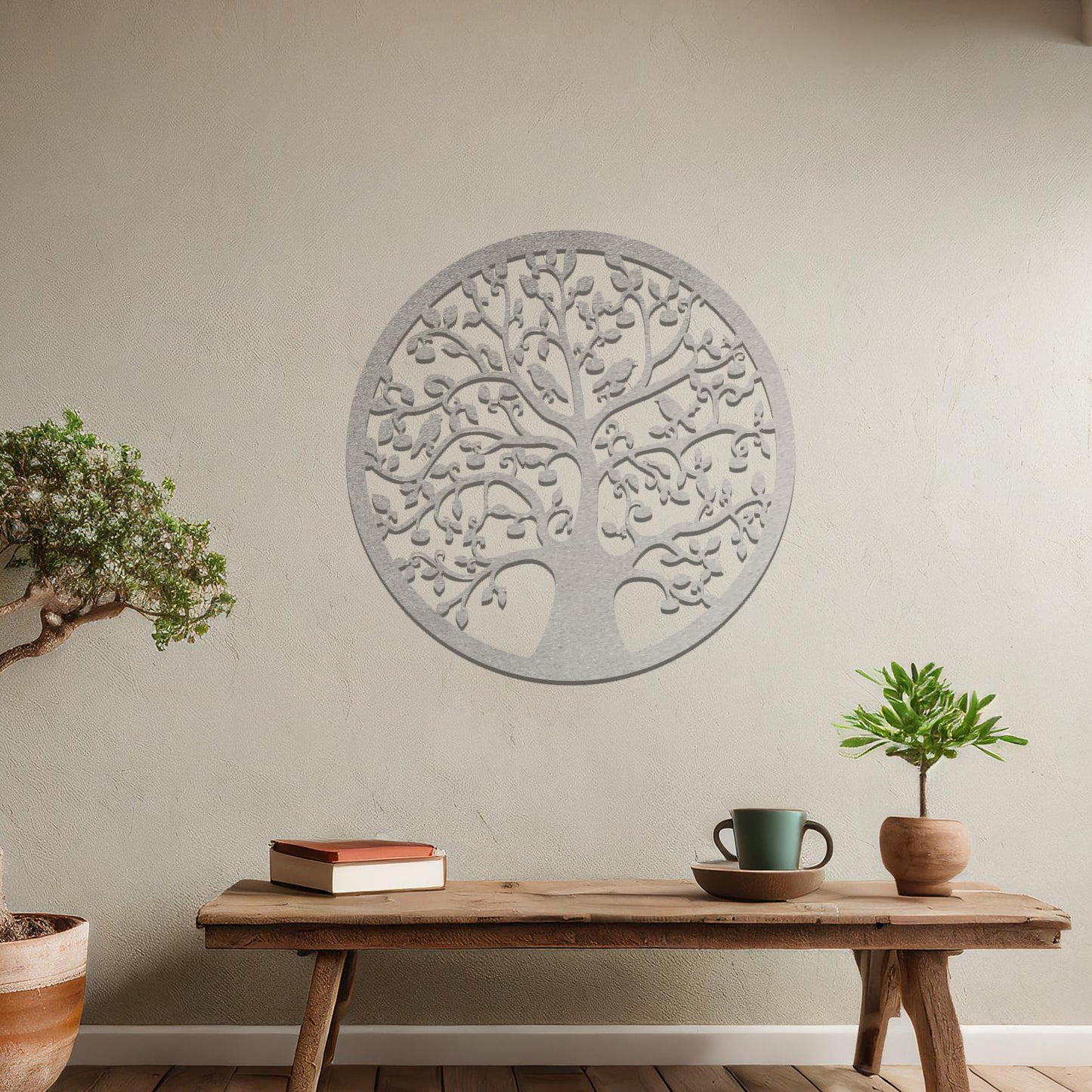 Metal Tree of Life Wall Art Hanging Modern Home Decoration Living Room Decor