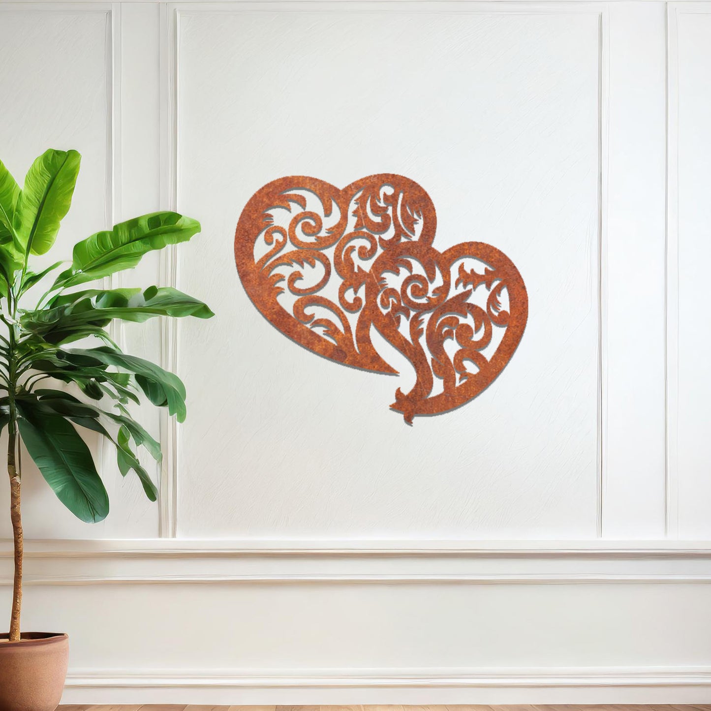 Metal Hearts Wall Art Hanging Modern Home Decoration Bedroom Wall Art Decor