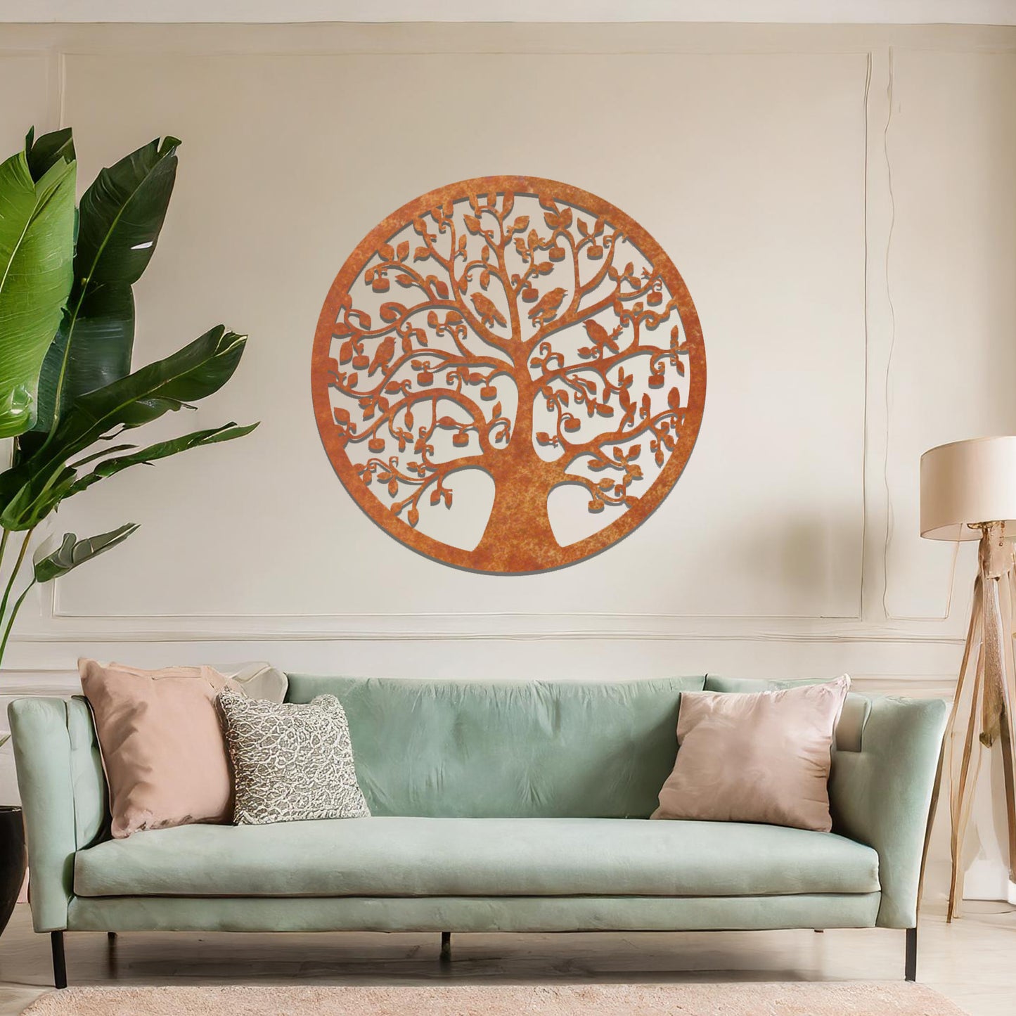 Metal Tree of Life Wall Art Hanging Modern Home Decoration Living Room Decor