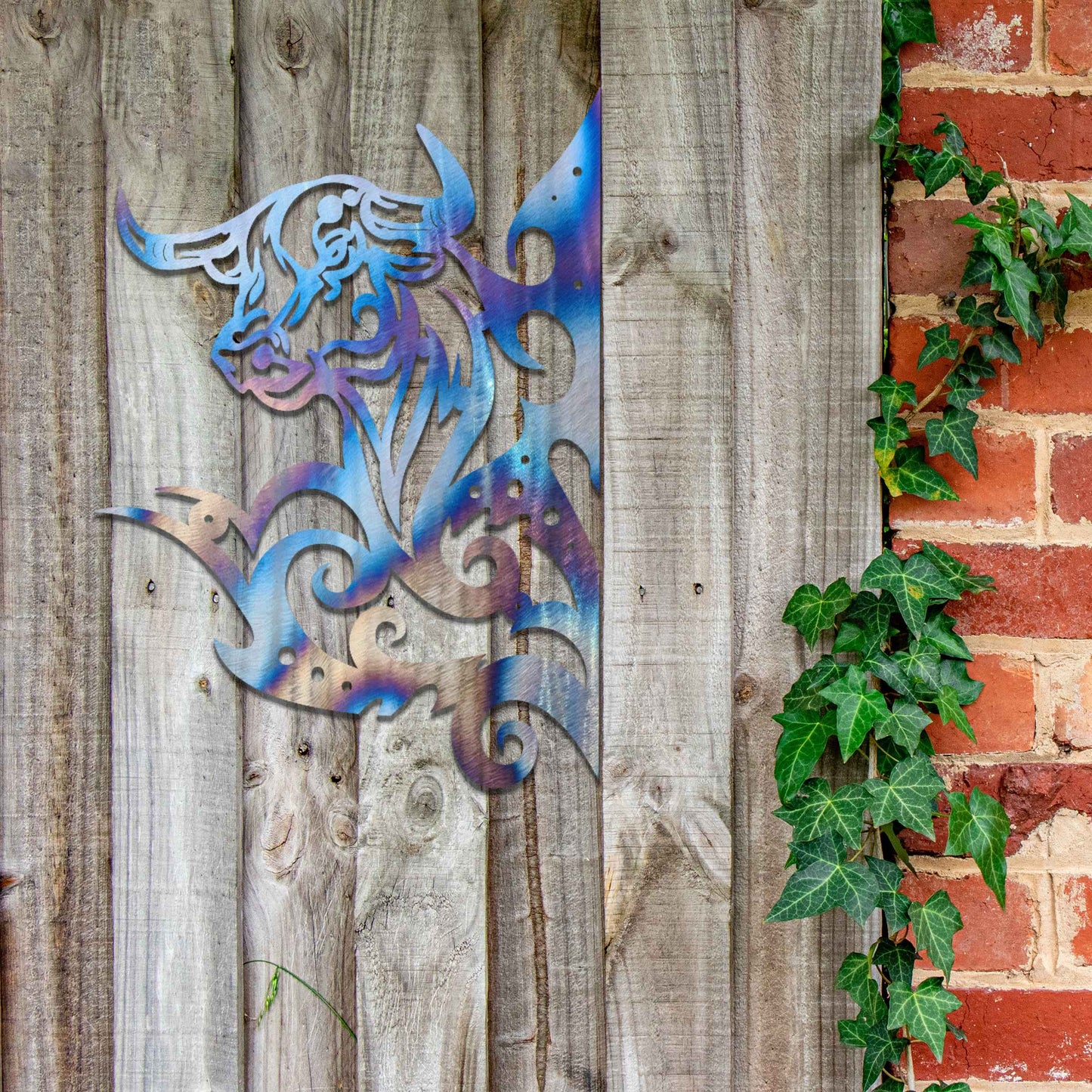 Metal Wall Art, Bull Decor, Interior Decoration, Home Decor Wall Hanging