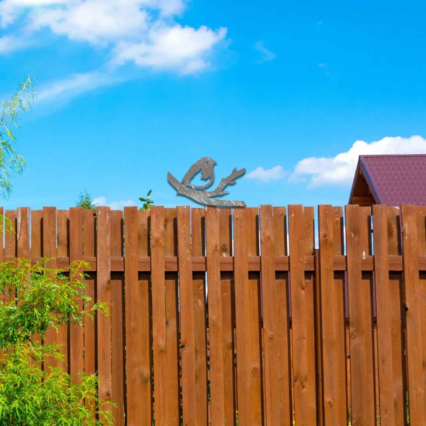 Rusty Metal Robin, Steel Robin Decoration, Rusty Bird, Wild Bird Art