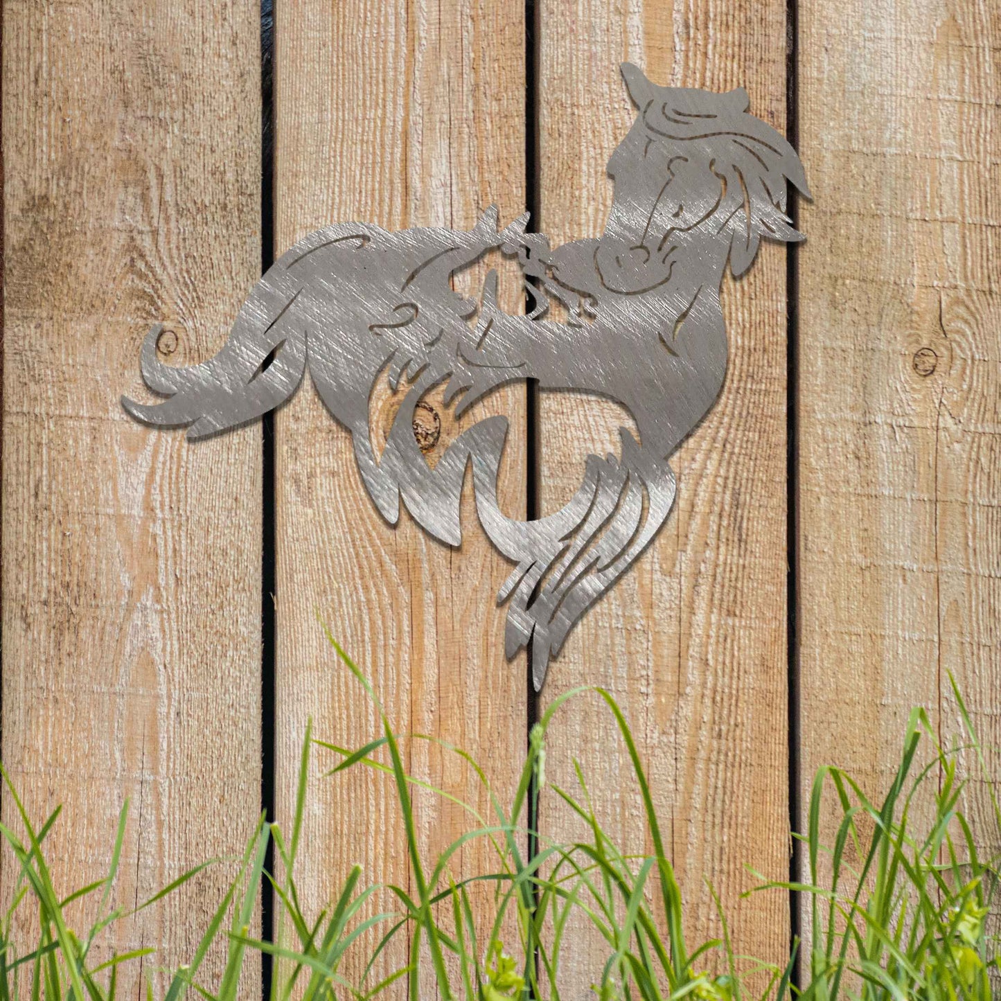 Rusted Metal Horses, Unique Horse Wall Art, Rusted Garden Art, Rusty Decor