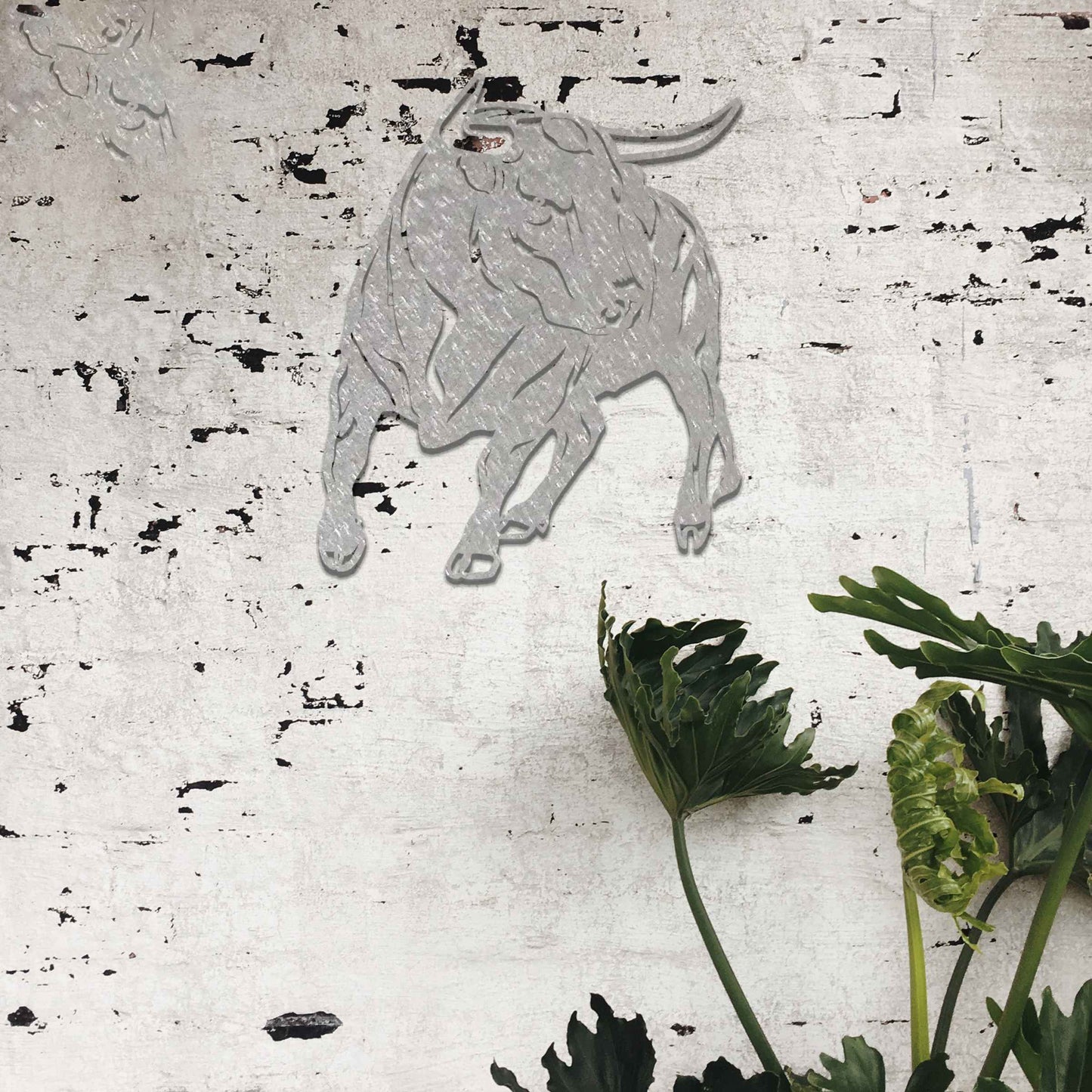 Metal Bull Wall Art, Large Metal Wall Art, Cowboy Wall Art