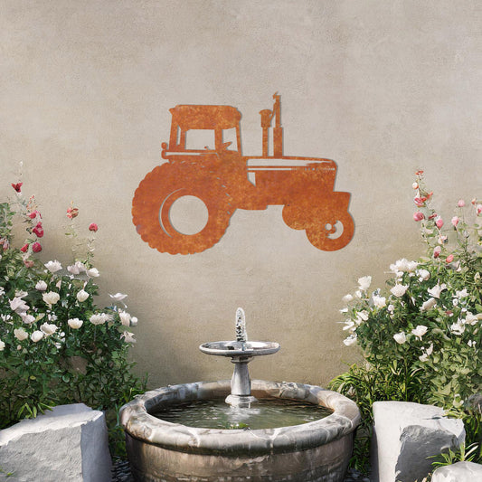 Tractor Metal Wall Art - Perfect Gift for Farmers and Rural Wall Decor