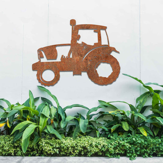 Metal Tractor Wall Art, Rusty Farm, Vintage Tractor, Dad Tractor, Dads Gift