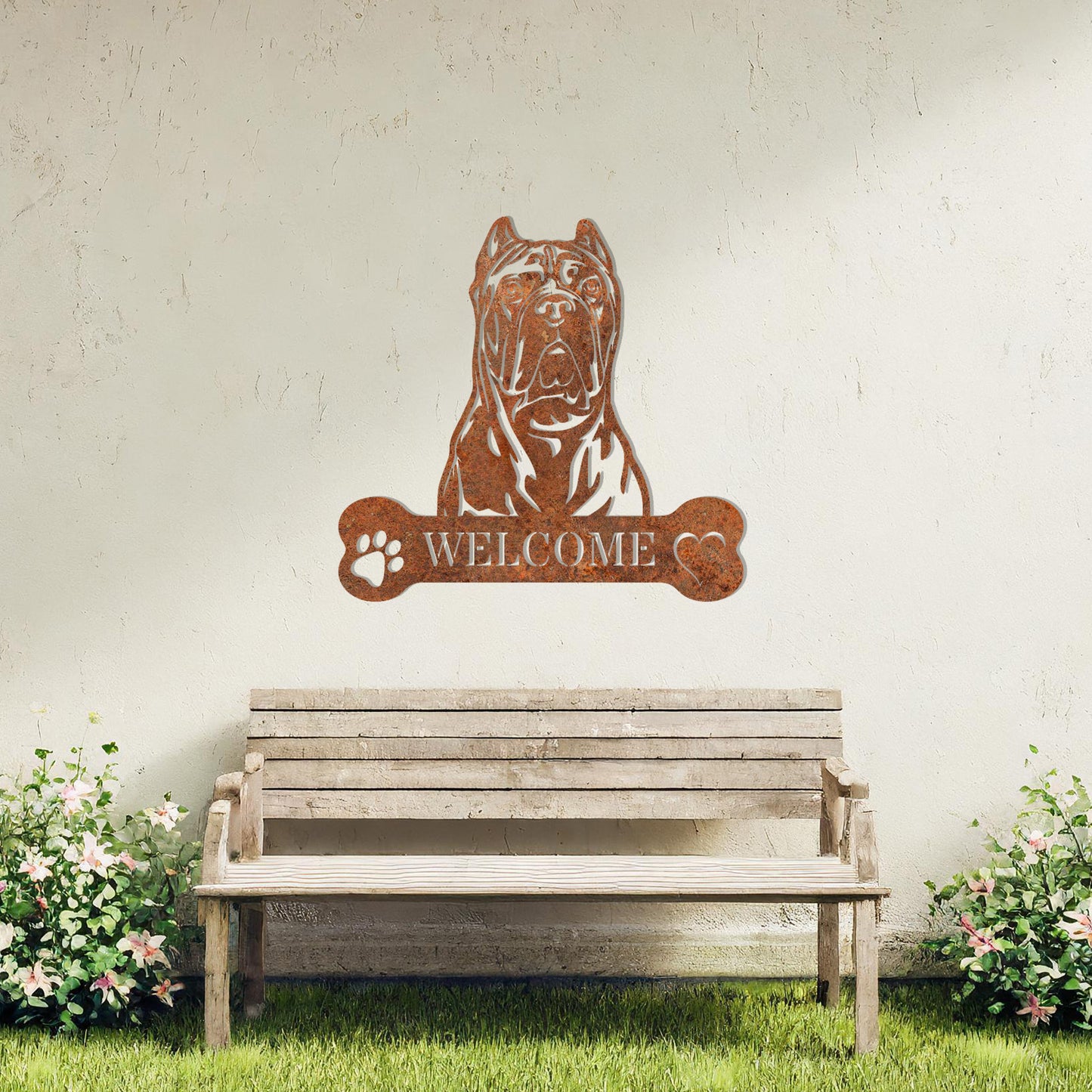 Cane Corso Metal Sign - Dog Welcome Wall Art Gift Decor