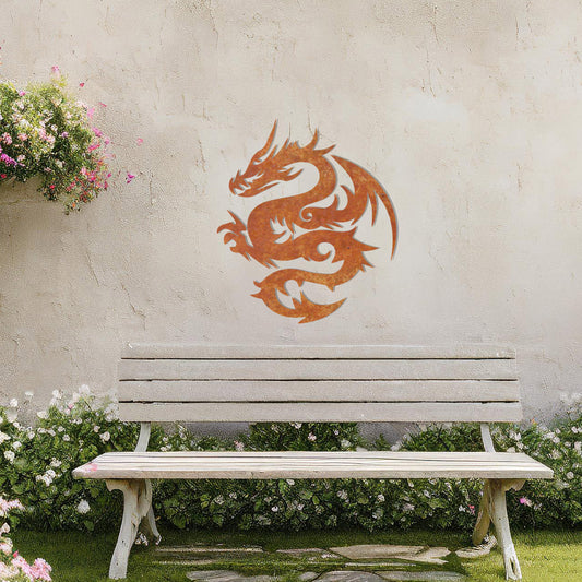 Fierce Dragon Metal Wall Art - Bold Decor Gift for Fantasy Enthusiasts