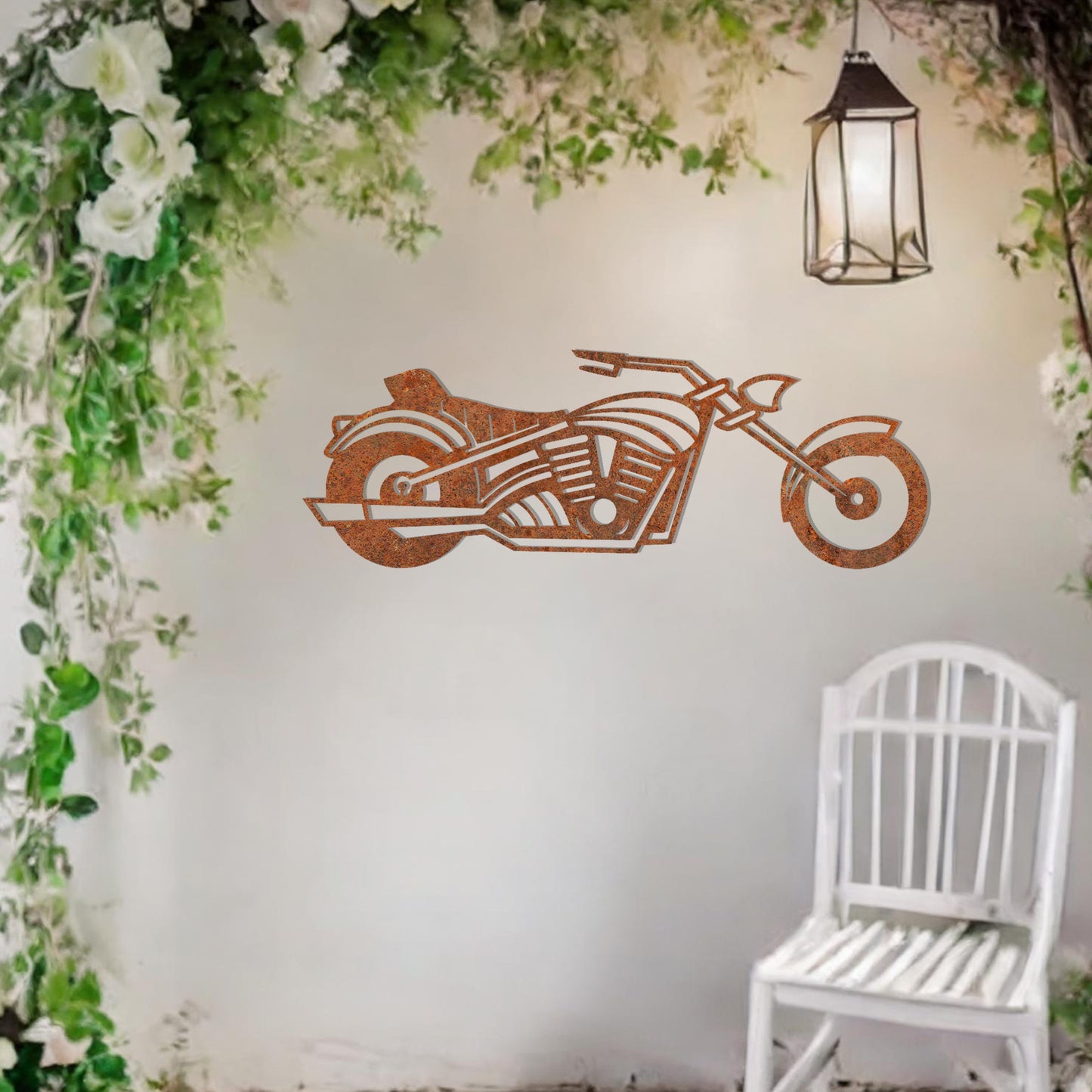 Motorcycle Metal Wall Art - Perfect Gift for Bikers and Garage Decor