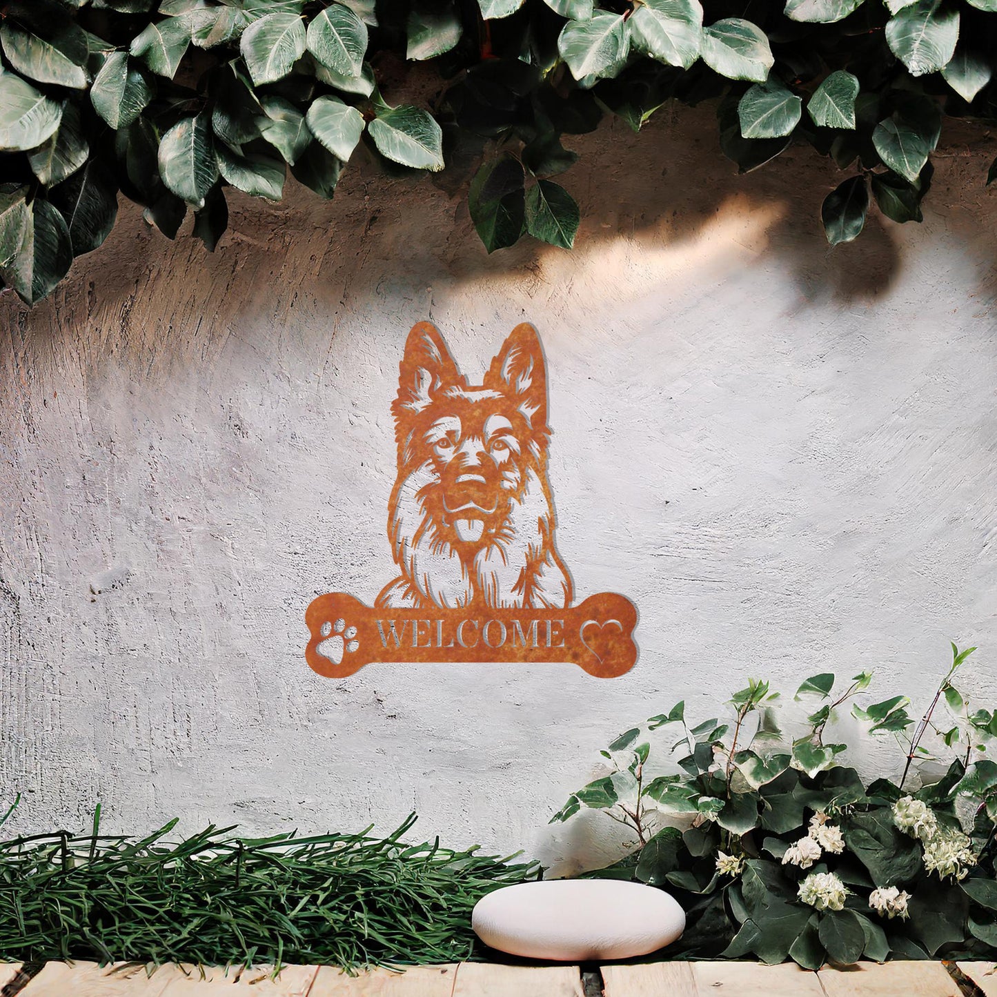 German Shepherd Metal Sign - Dog Wall Art - Perfect Gift for Dog