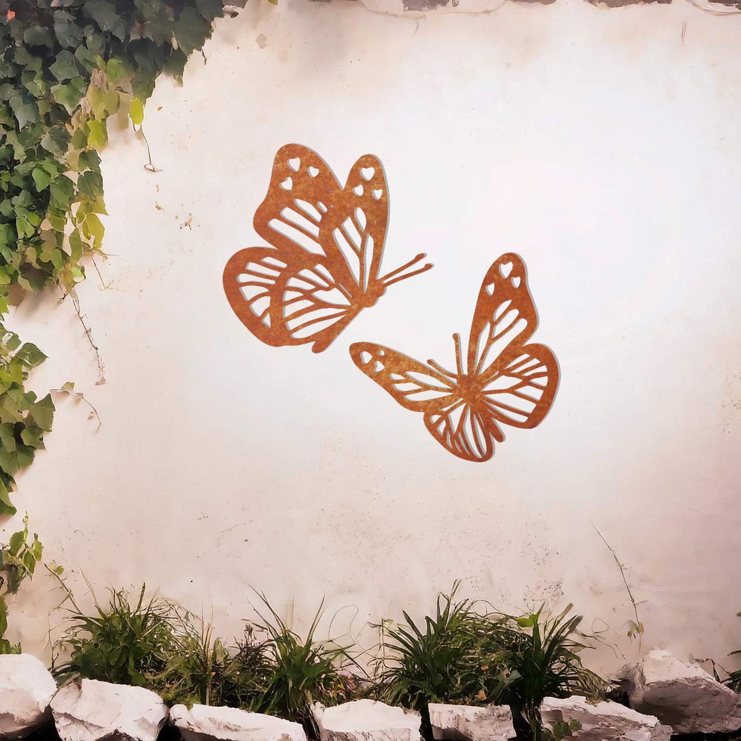 Elegant Metal Butterfly Wall Art - Perfect Outdoor Garden Gift and Decor