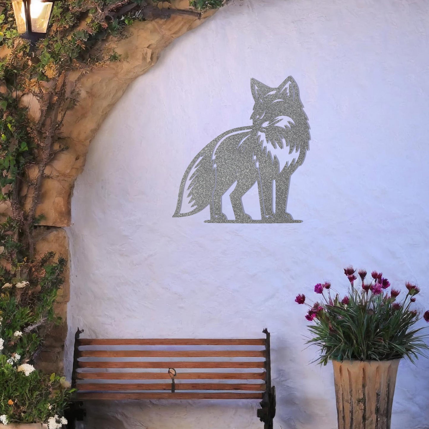 Regal Fox Metal Wall Art - Stunning Gift for Outdoor and Indoor Decor