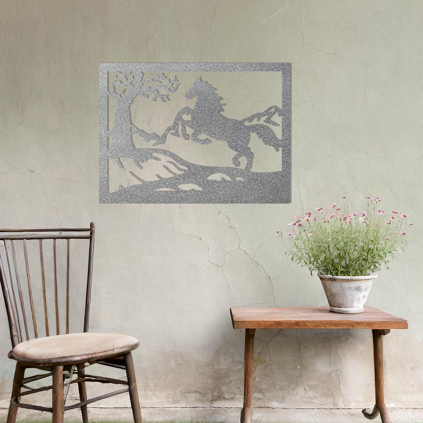 Majestic Horse Metal Wall Art, Perfect Gift for Equestrian and Rustic Decor