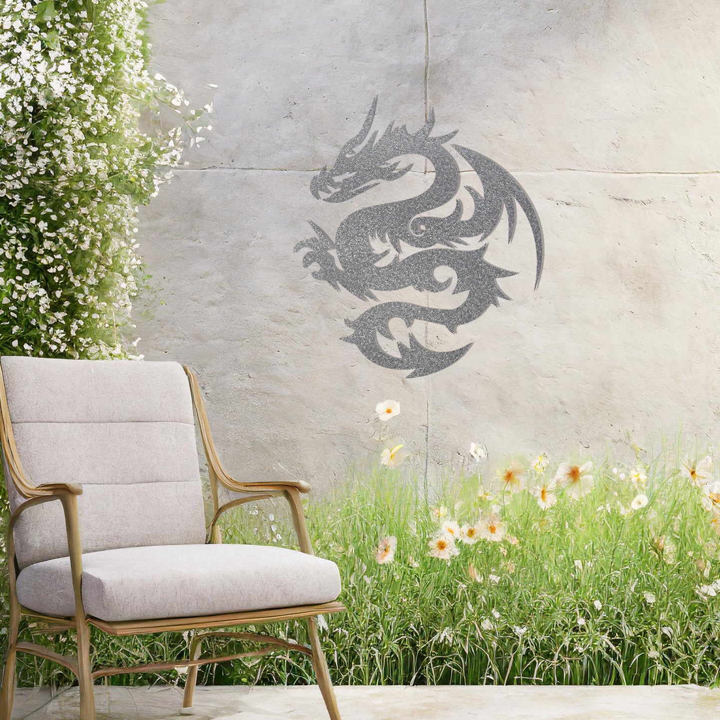 Fierce Dragon Metal Wall Art - Bold Decor Gift for Fantasy Enthusiasts