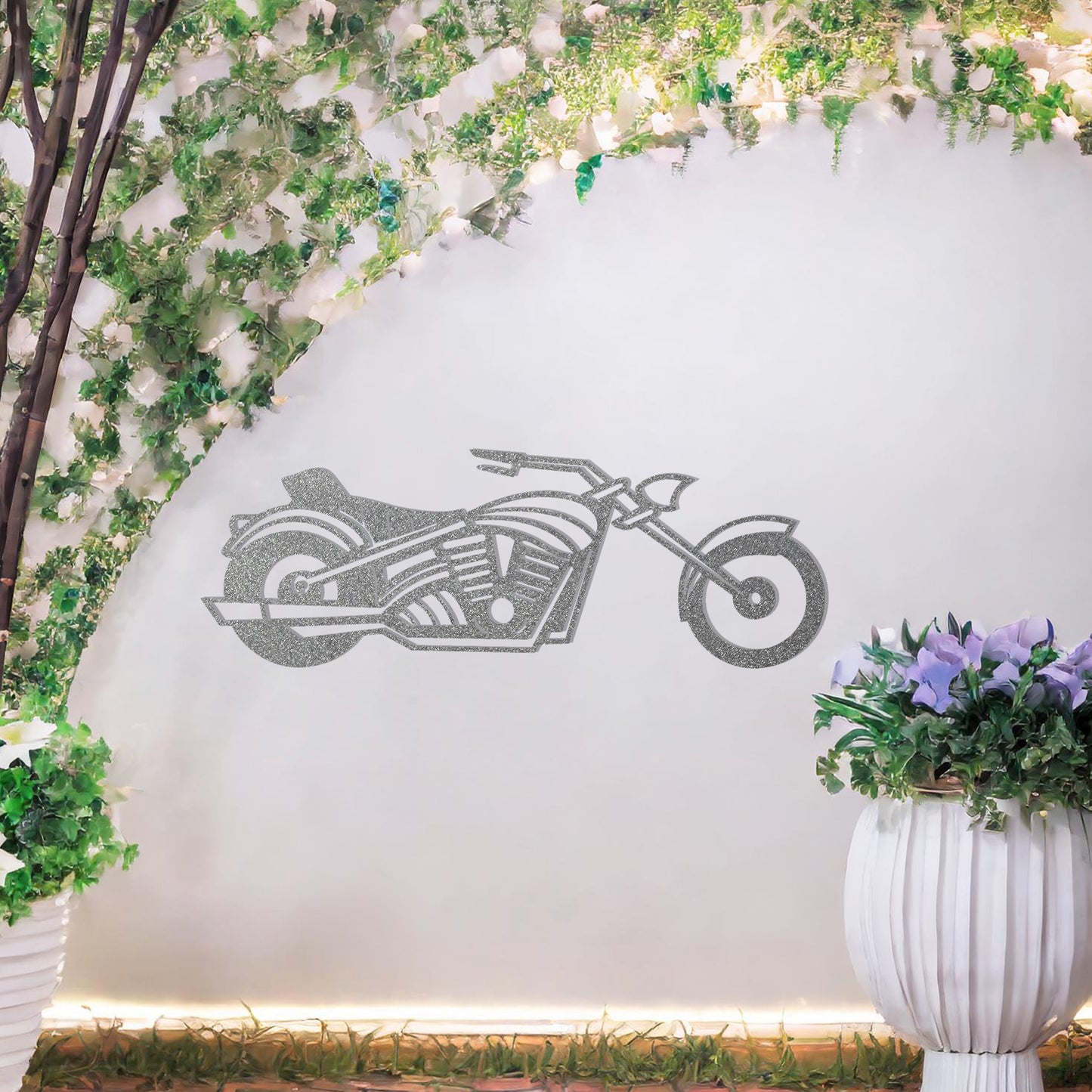 Motorcycle Metal Wall Art - Perfect Gift for Bikers and Garage Decor