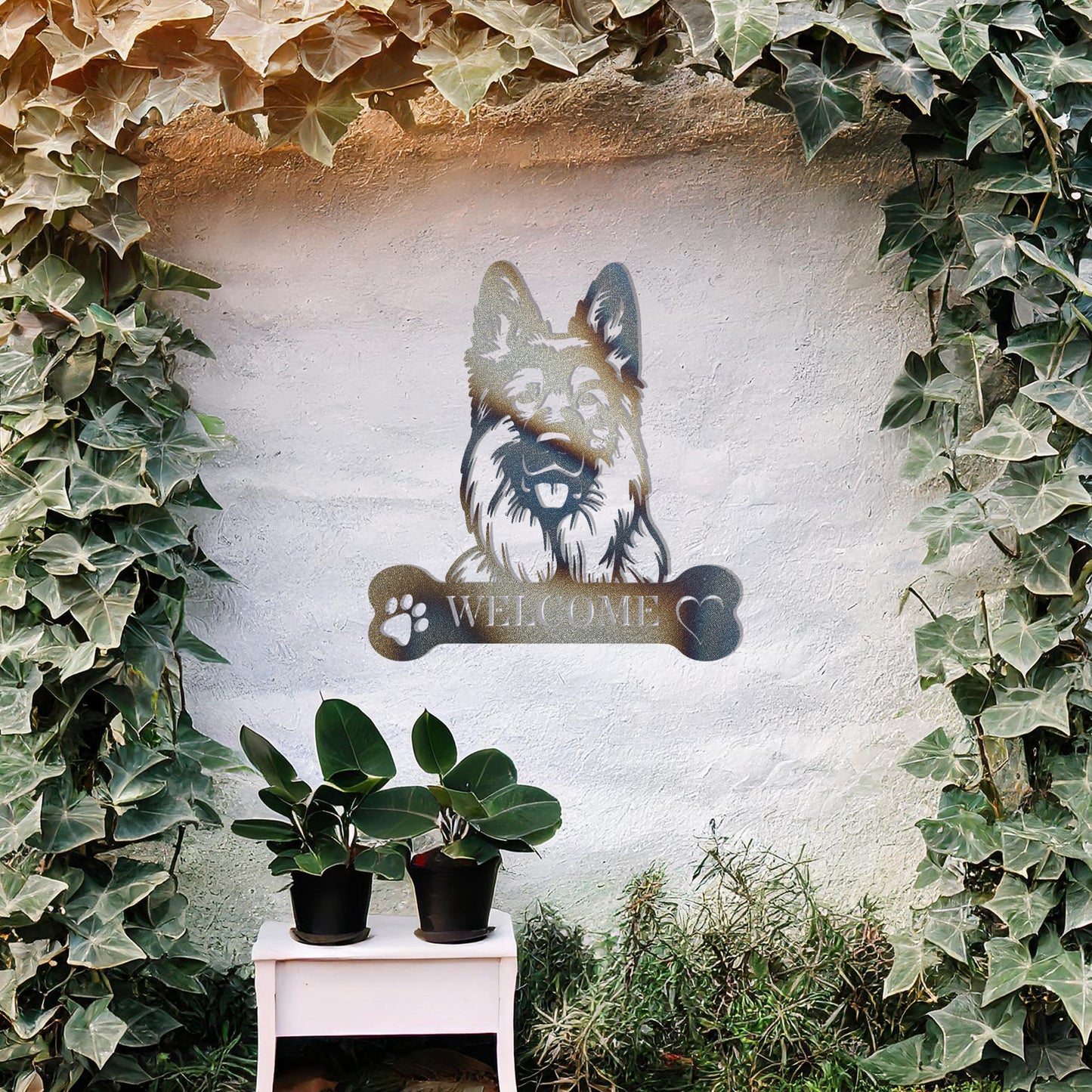 German Shepherd Metal Sign - Dog Wall Art - Perfect Gift for Dog