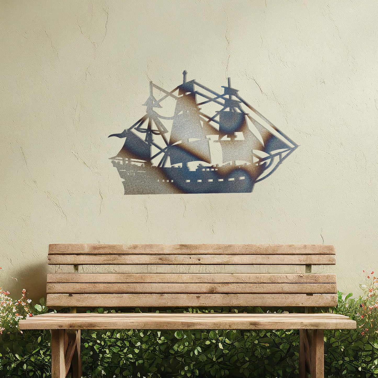 Historic Sailing Ship Metal Wall Art - Perfect Nautical Gift for Home