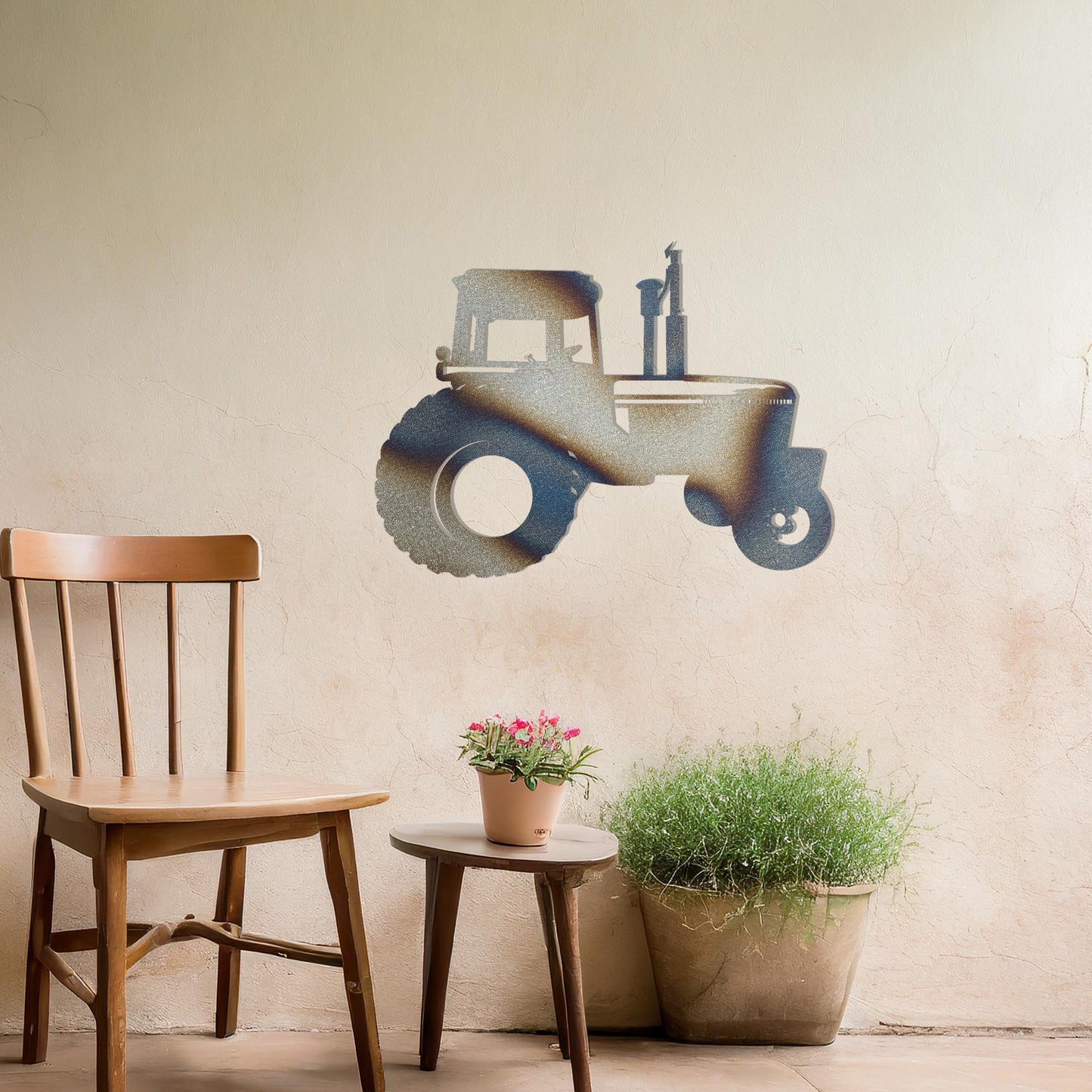 Tractor Metal Wall Art - Perfect Gift for Farmers and Rural Wall Decor