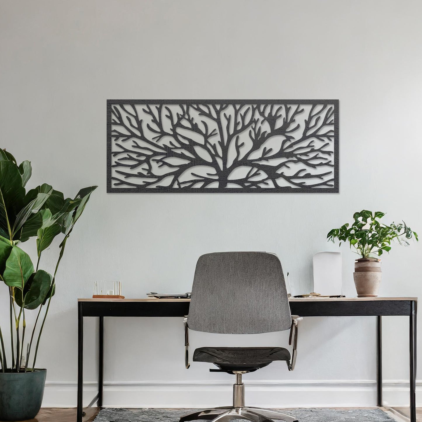 Intricate Tree of Life Wooden Wall Art - Mesmerizing Branch Detail Wall Decor