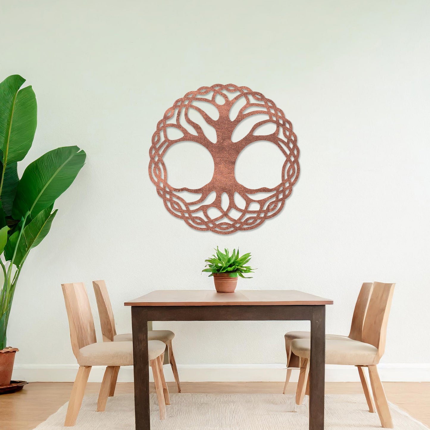 Celtic Tree of Life Wall Art - Elegant Wooden Decor with Timeless Motifs