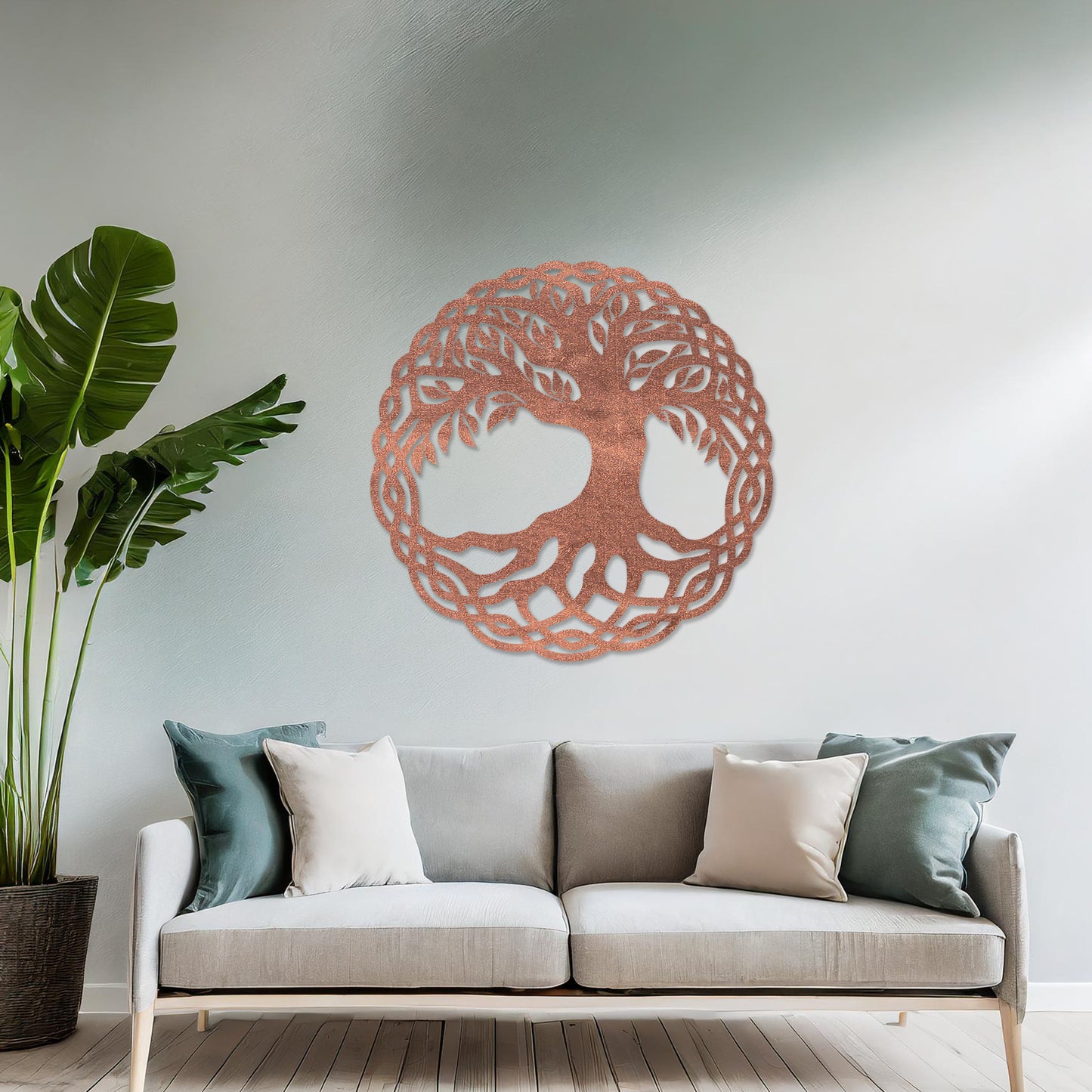 Wooden Tree of Life Hanging Modern Contemporary Wall Art Decor Wood Hanging