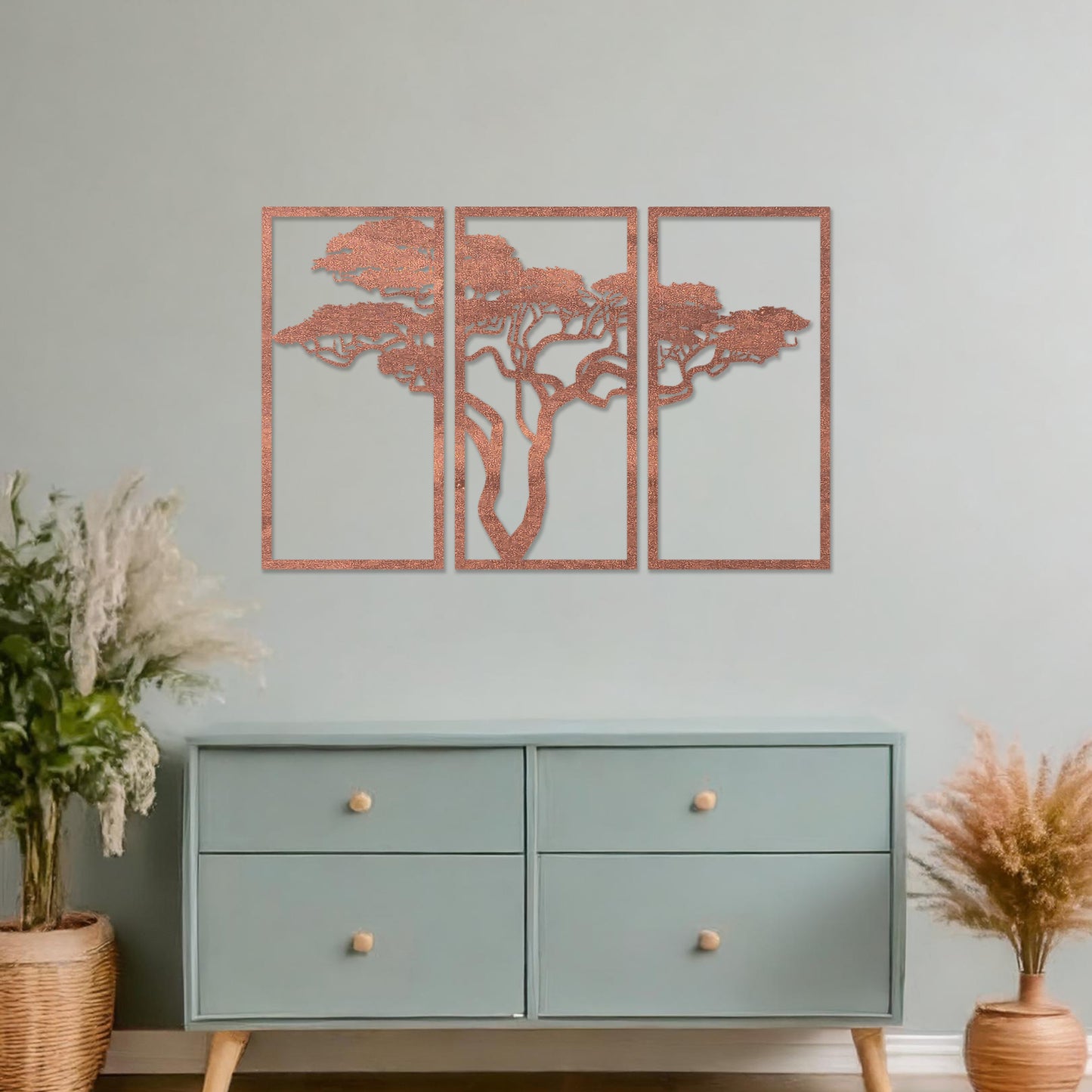 Wooden African Tree Wall Art Modern Home Decoration African Tree Wall Art