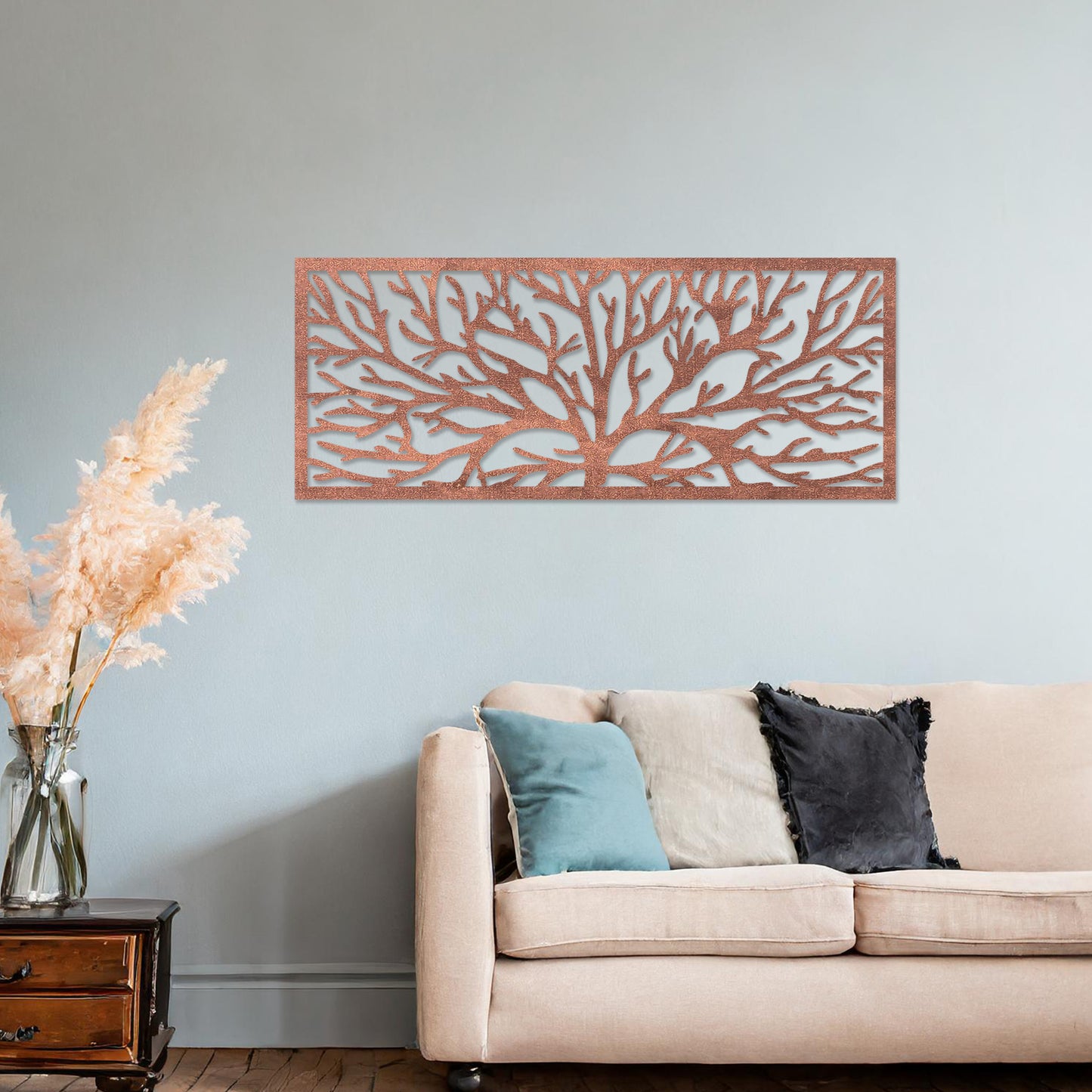 Intricate Tree of Life Wooden Wall Art - Mesmerizing Branch Detail Wall Decor