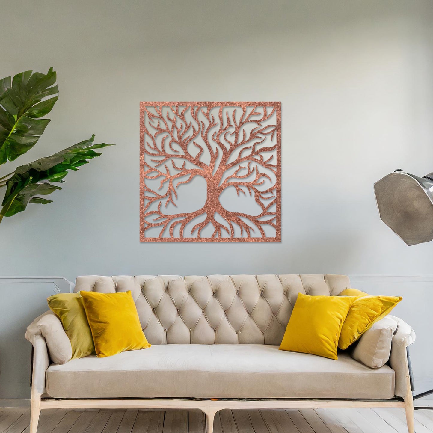 Timeless Tree Wooden Wall Art - Intricate Branch Design Hanging Wall Decor