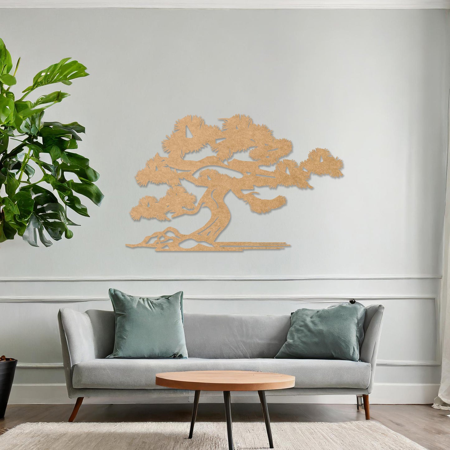 Wooden Tree Wall Art Modern Contemporary Home Decoration Living Room Art